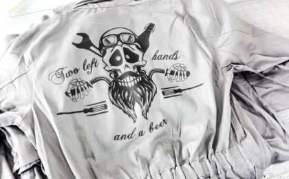 Werkstatt-Overalls Bedruckte Werkstatt-Overalls