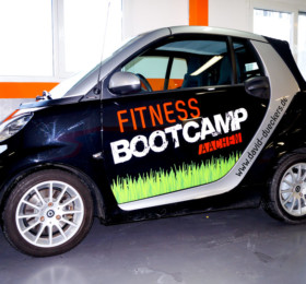 Fitness Bootcamp Aachen Firmenfahrzeug-Beschriftung