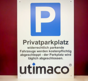 Parkplatzschild