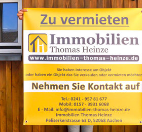 Zu vermieten Banner - Immobilienenmakler